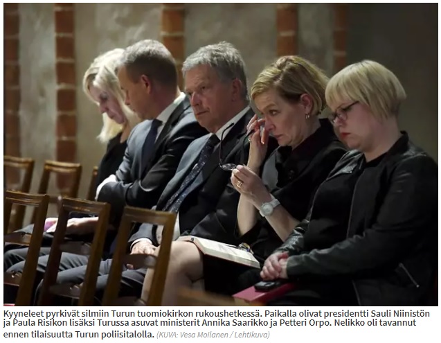 Päättäjät menivät iskun jälkeen islamin pyhätöksi julistautuneen evlut kirkon tiloihin muka-suremaan.