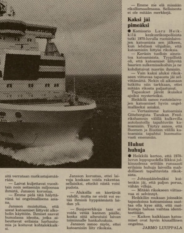 Iltalehti 24.10.1985.