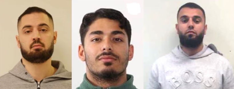 Vasemmalta: Hassan Mohamed, Benjamin Mahdi, Maykil Yokhanna.