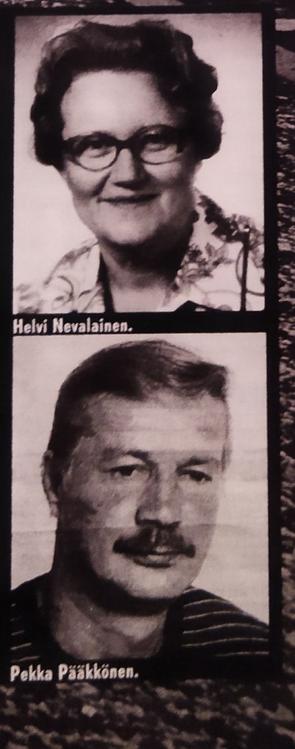 Helvi Nevalainen ja Pekka Pääkkönen