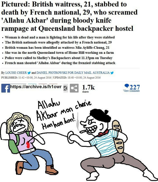 Allahu Akbar mon cheri!