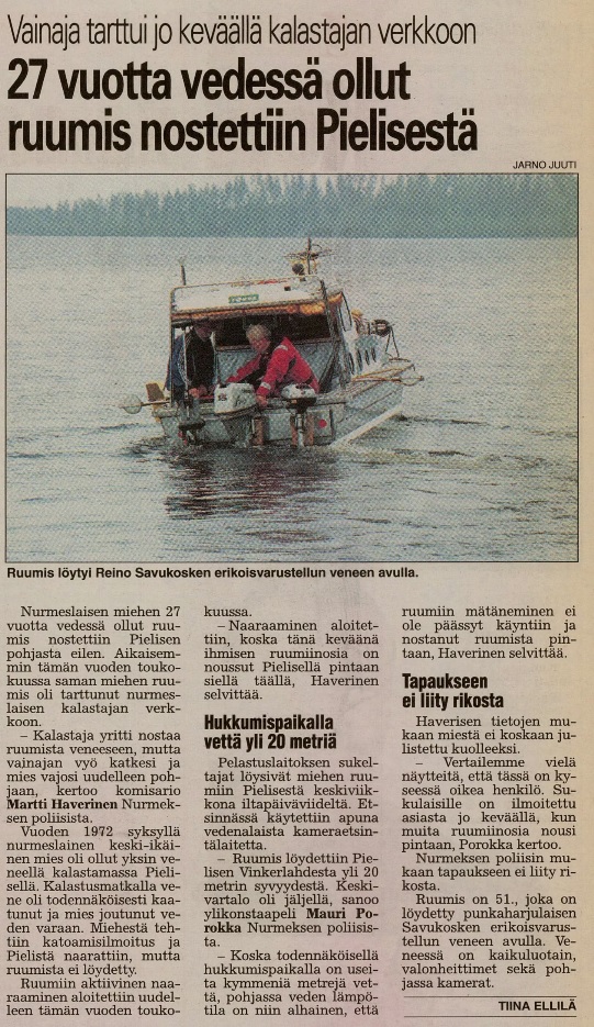 Iltalehti 19.8.1999.