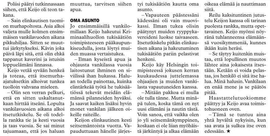 Teksti Hymy 6/2023.
