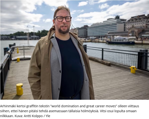 Paavo Arhinmäen graffititempaus etenee lähiviikkoina poliisikuulusteluihin – VR tutkii vaikuttiko teko pääradan liikenteeseen.jpg