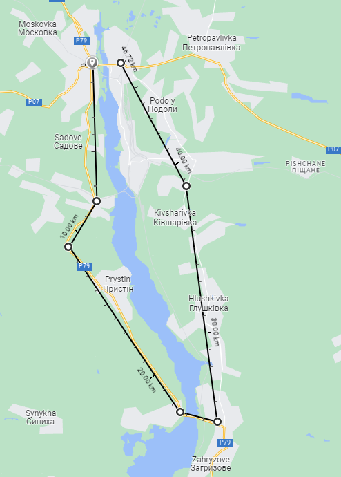 Satojen kilometrien koukkaus