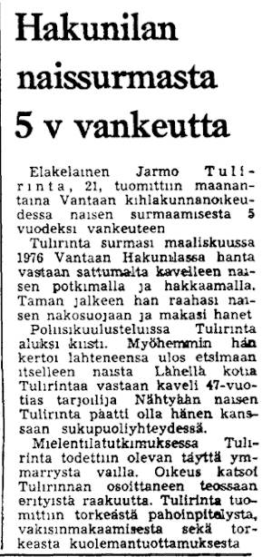 HS 05.04.1977 Aune Knuutinen Vantaa Hakunila.jpg