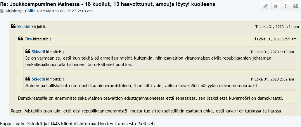 Skloddi levitti taas disinformaatiota faktana.png