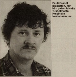 Kuva Poliisi, teksti Iltalehti 5.2.1993.
