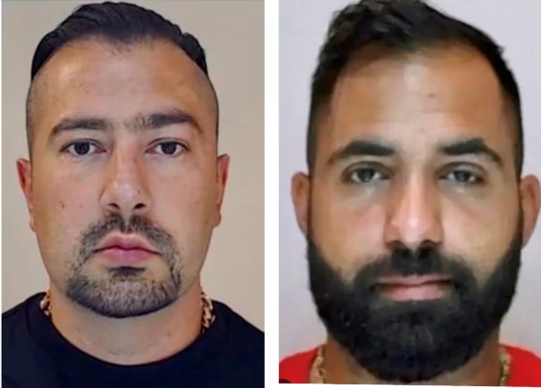 Foxtrot-rikollisverkoston päätekijät Rawa Majid ja Ismail Abdo Ruotsin poliisin julkaisemassa kuvassa. Kuvan on julkaissut Ruotsin poliisi.