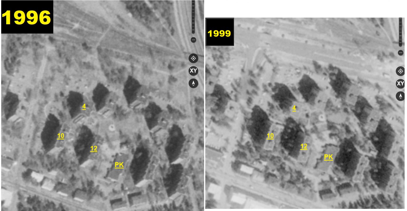 OULU 1996 1999 Kallenkuja 4 Kuivastie 10 ja 12.jpg