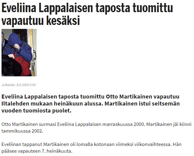 IltaSanomat 8.6.2005