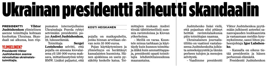 Iltalehti 30.7.2005.
