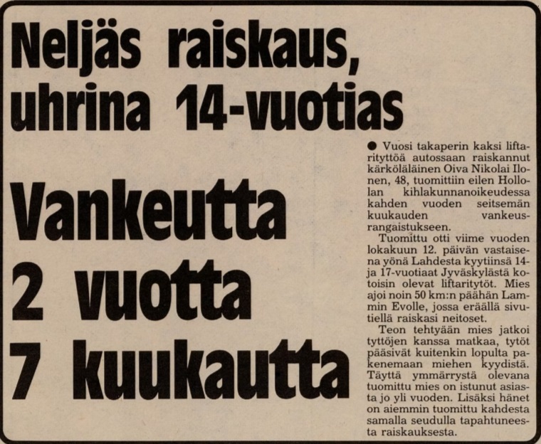 Iltalehti 25.11.1981.