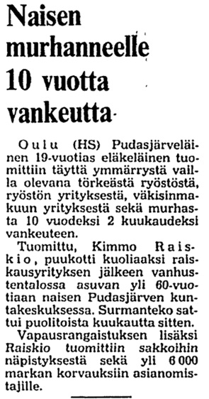 Helsingin Sanomat 31.12.1978.