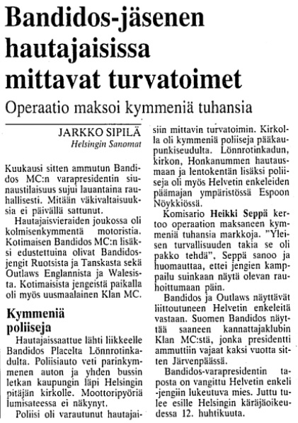 Helsingin Sanomat 31.3.1996.