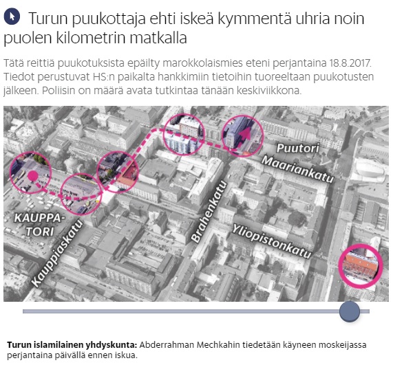 Oikeassa laidassa paksummalla ympyröitynä se saatanan moskeija.