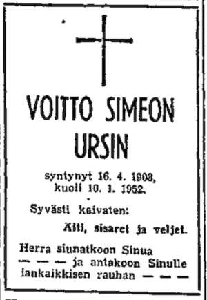 31.01.1952 Voitto Ursin kuolinilmoitus.jpg