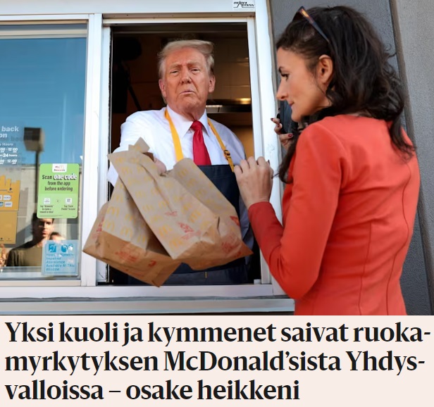 Kuva YLE, uutisteksti HS 23.10.2024