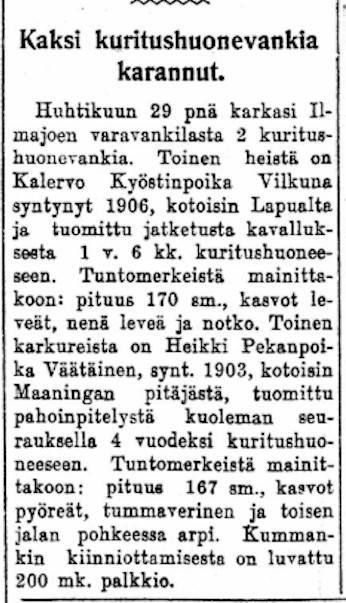 Aamulehti 03.05.1925 Kalervo Vilkuna.jpg
