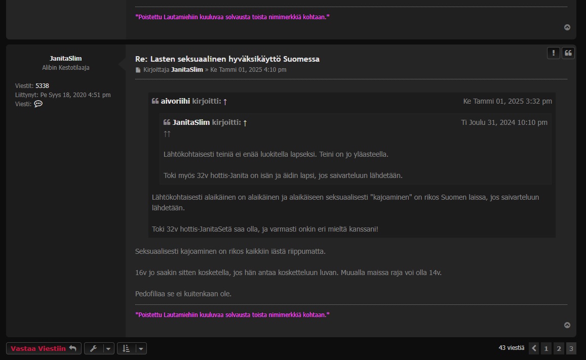 Koskettelu ok, viestittely ei!