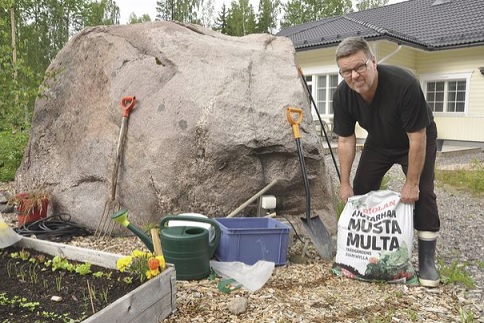 Meillä oli vankilassa oma pieni kasvimaa, jossa viljelimme muun muassa perunaa. RISTO KUNNAS