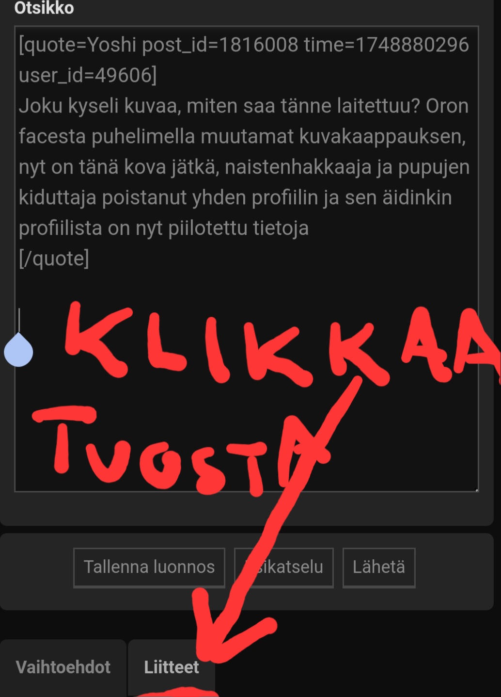Kliks klaks...