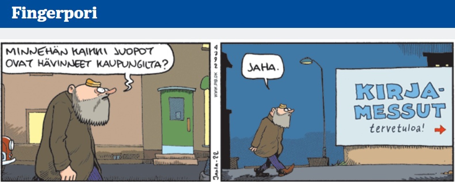 FINGERPORI . Minne juopot kadonneet....jpg