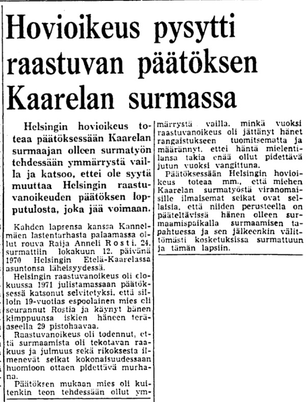 HS 10.06.1972 Raija Anneli Rosti hovin tuomio.jpg