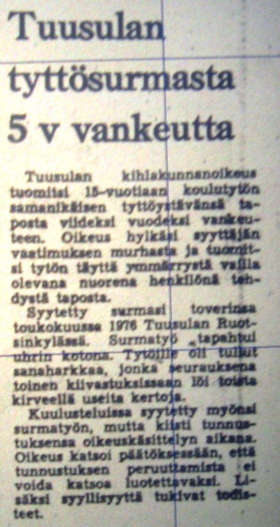 Helsingin Sanomat 7.1.1977