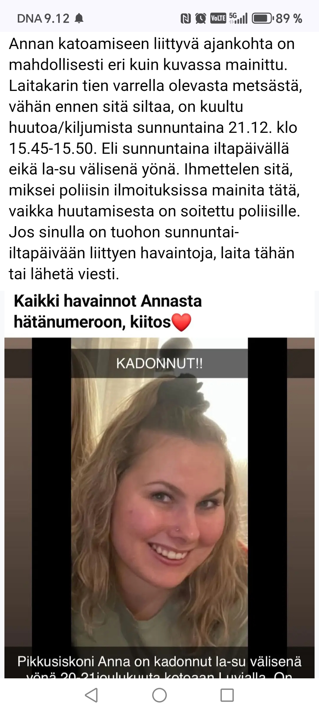 Tommonen päivitys luvia