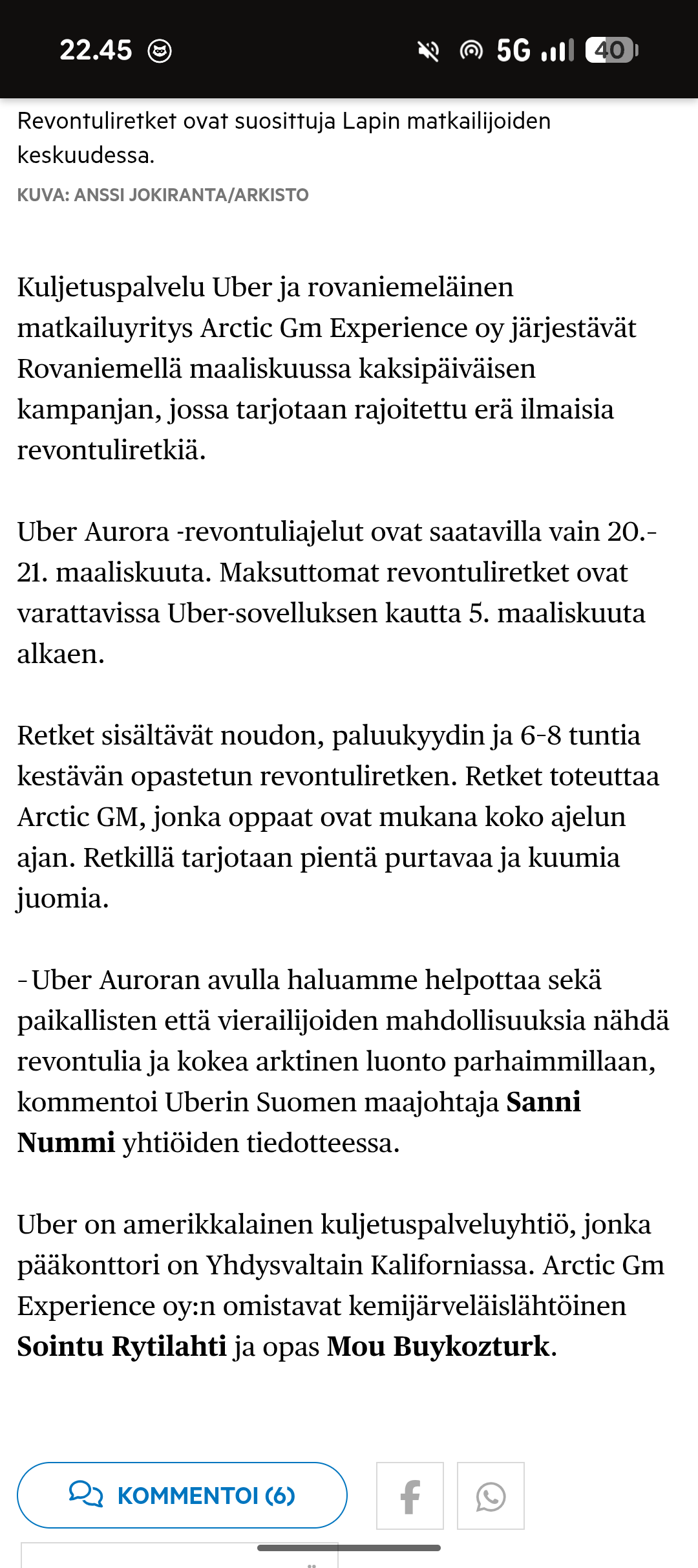 Toinen omistaja Rytilahti kempasta