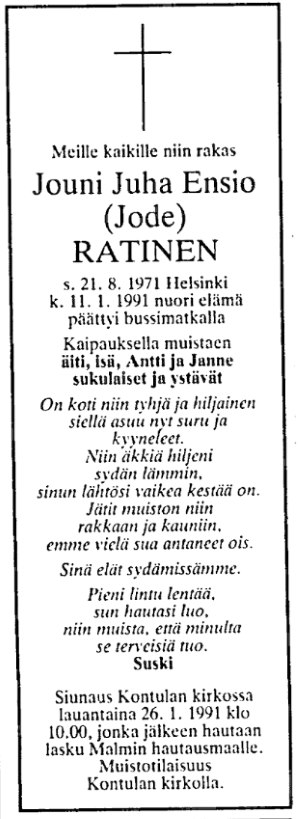 20.01.1991 Jouni Ratinen kuolinilmoitus.jpg