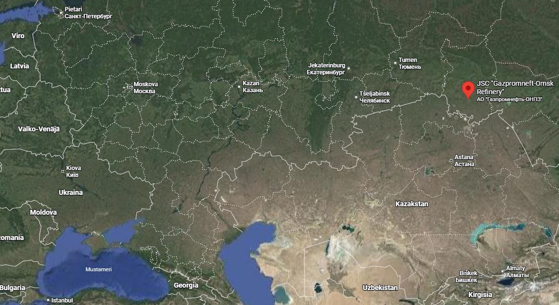 Gazpromneft-Omsk- Venäjän suurin öljynjalostamo.JPG