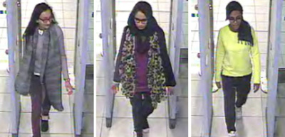 ISIS-taistelijoiden vaimoiksi matkustaneet lontoolaisteinit.jpg