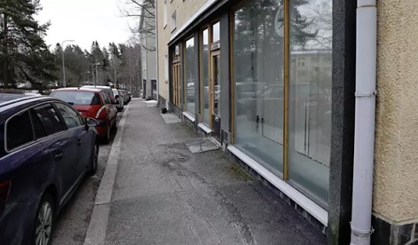 Puukotus tapahtui Santavuorentiellä. (KUVA: Antti Hämäläinen / IS)
