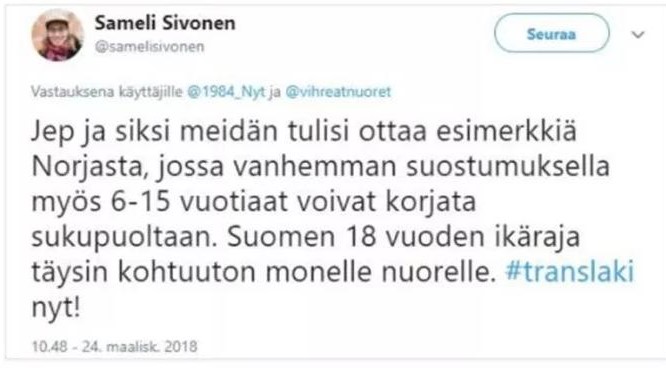Sameli Sivonen kannattaa lasten sukupuolten ns. korjauksia.jpg