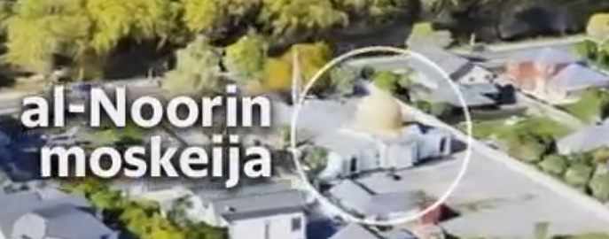 Kuvakaapaus artikkelin videolta. Google Earth.