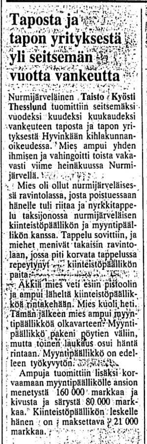 30.05.1991 Taisto Kyösti Thesslund ravintola Pihvisuu Klaukkala Nurmijärvi.jpg