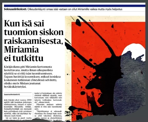 HS julkaisi tyttären haastattelun 1.12.2017.