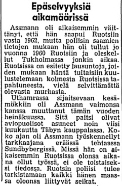 Helsingin Sanomat 15.10.1963.