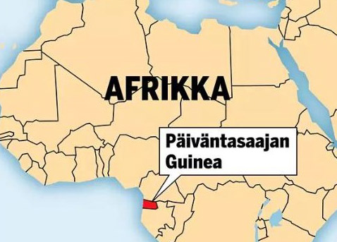 Päiväntasaajan Guinea on pieni valtio Afrikan kainalossa.jpg