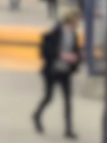 ...ja pois... pitkälle ei onenksi päässyt kun vartijat taltuttivat tämän "fiksunoloisen" miehen.