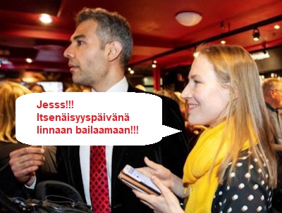 Hussein ja Saana-vaimo vaalivalvojaisissa.jpg