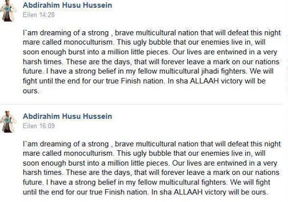 Hussein twiittasi nämä kaksi vuonna 2015, odottiko jo "kotiin" palaavia isis-sotureita?