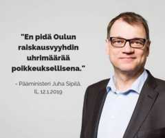 Siöilä ei mennyt shokkiin Oulun raiskausaallosta.