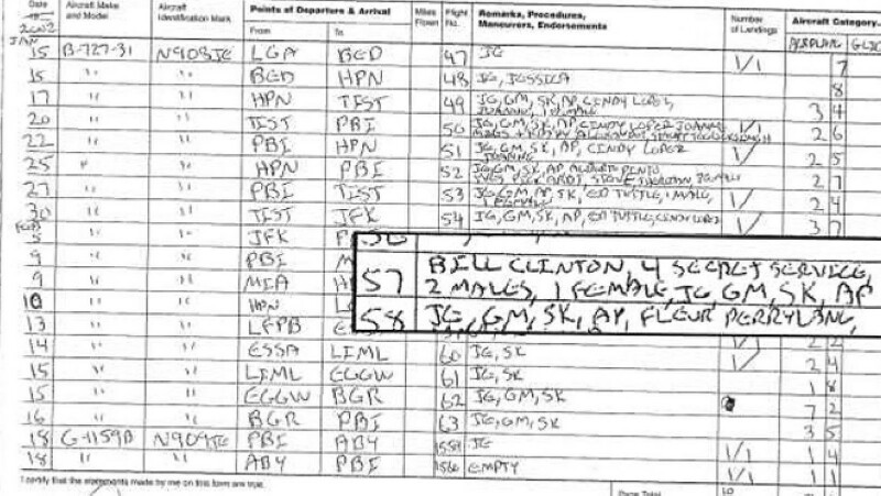 BillClinton_Lolita_Express_Boeing727_lokikirjasta.jpg
