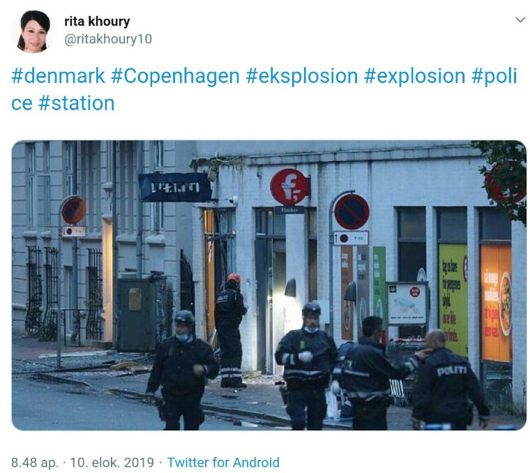Kööpenhaminalaista poliisiasemaa kohtaan iskettiin.jpg