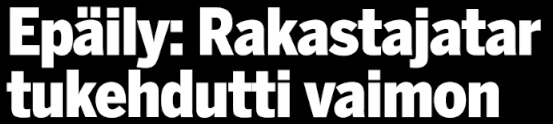 IS uutisotsikko lehdessä.