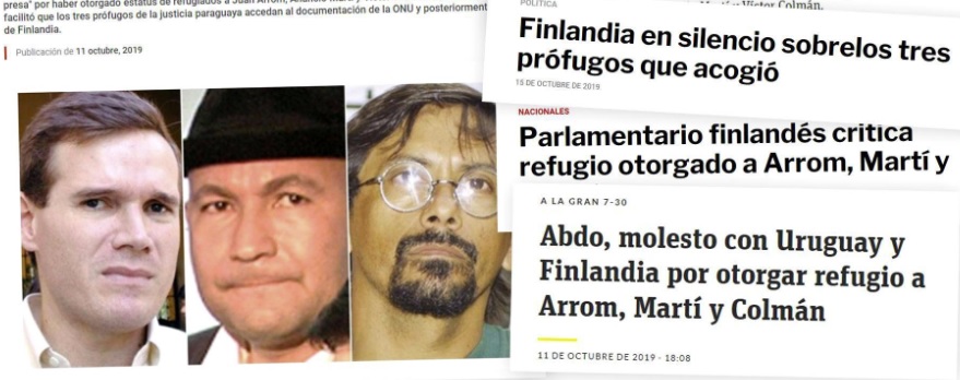 Suomen päätös ottaa kolme paraguaylaista miestä vastaan pakolaisina on herättänyt paljon huomiota Paraguayssa.