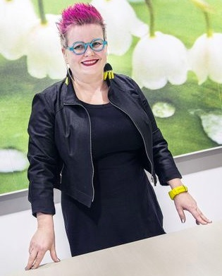 Vasemmistoliiton entinen kansanedustaja Minna Sirnö johti Taiteen edistämiskeskusta vuosina 2012–2018. ANU JORMALAINEN/LKA